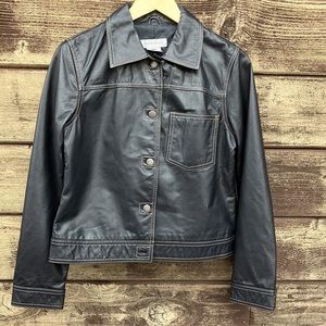 Nine West Leather Jacket
